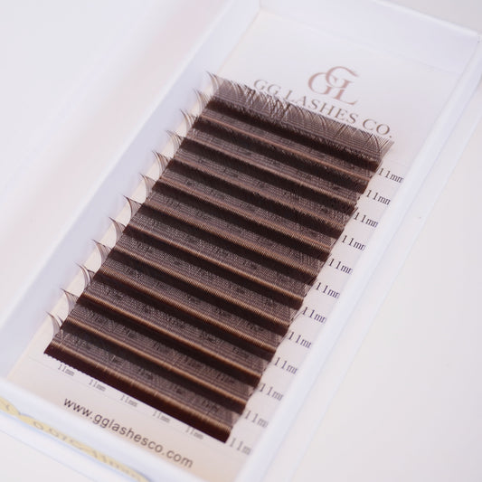 YY 0.07 Brown Lashes